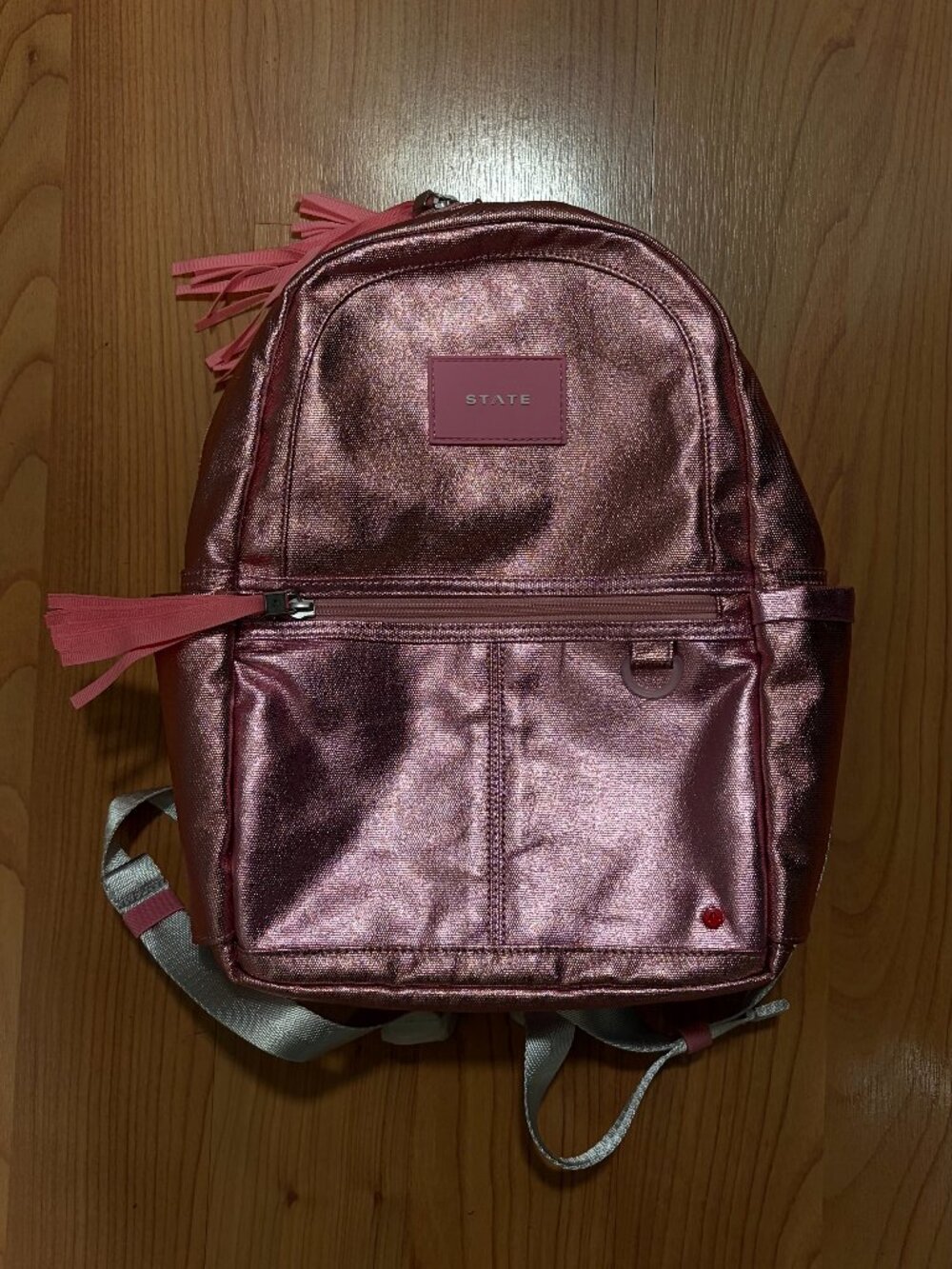 State Kane Mini Backpack, New, Unused, Pink, Metallic